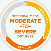 Blink Triple Care Lubricant Eye Drops For Moderate to Severe Dry Eye Relief and Symptoms, 0.34 fl oz