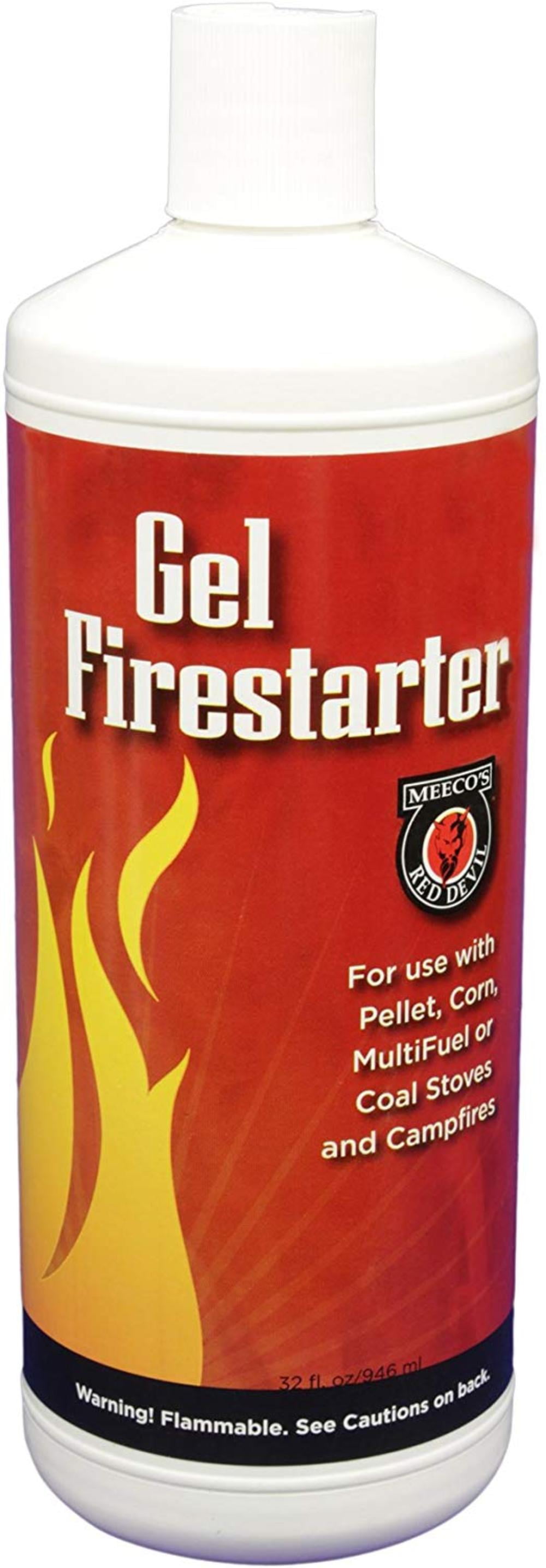 MEECO'S RED DEVIL 432 Gel Firestarter, Ethanol based; do NOT confuse