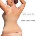 thumbnail image 4 of Plus Size Shapewear Camisole for Women's Shapewear Tummy Control Tank Tops Seamless Compression Body Shaper, 4 of 6