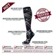 thumbnail image 4 of 8pares Calcetas De Compresion Hombre Mujer Calcetines Largas, 4 of 7