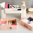 thumbnail image 4 of Organizador de Maquillaje Estuche de Cosméticos para Joyería Accesorios para el Cabello Producto de Belleza para el Cuidado Piel Organizador Caja Almacenamiento Maquillaje, Rosa, 4 of 5