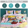 thumbnail image 5 of Rainbow Bri-te 3-Piece Bedding Set Duvet Cover Pillow Shams Soft Pillowcases Quilts Covers, 5 of 8