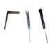 thumbnail image 3 of Kit de reparación de 3 piezas para instrumentos de viento madera, que incluye reemplazo de gancho de resorte y almohadilla plana de doble parche para, 3 of 6