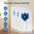 thumbnail image 2 of Melie Vacuum Cleaner Dust Bags | Red + Blue Compatible Bags, 6-Pack, 2 of 6
