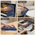 thumbnail image 5 of 4 Pcs Funny Kitchen Towels,Red and Black Pioneer Flower Pattern Microfiber Dish Towels,Kitchen Tea Towels,Kitchen Towel Set (18" X 26"), 5 of 7