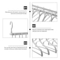 thumbnail image 4 of LOLIPPYY Clothes Rack Rotatable Multifunctional Grey For Home Use 1Pcs, 4 of 7