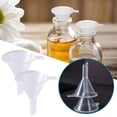 thumbnail image 2 of 2 Pack Mini Clear Plastic Funnel for Bottling Cosmetics, Liquids, and Oil Filling - Small Funnel for Easy Transfer of Essential Oils and Perfumes T9I0, 2 of 8