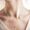 thumbnail image 4 of Aroma Necklace Oil Necklace Pink Hollow Out Pendant, 4 of 4