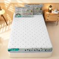 thumbnail image 4 of Erosebridal Happy Camping Camper Zipper Twin Comforter Sets with Fitted Sheet and 2 Pillowcases, Lake House Fishing Zipper Bedding Set, Reversible, 4 of 7