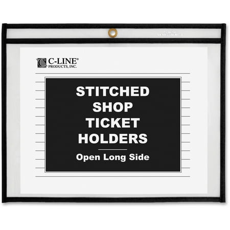 - C-Line Shop Ticket Holders, Stitched, Both Sides Clear, 75