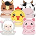 thumbnail image 1 of Platos de Papel para Fiestas con Animales de Granja para Cumpleaños y Baby Shower, 1 of 9
