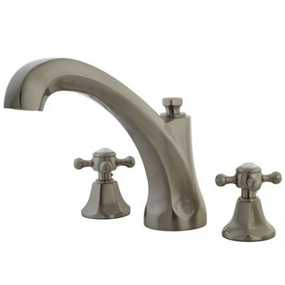 Kingston Brass KS4325BX Roman Tub Filler Metal Cross Handle KS4325BX