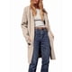 thumbnail image 3 of Abrigo Informal Cómodo de Lana con Solapa para Mujer, Chaqueta Informal de Moda, Abrigo , Ropa de Otoño e Invierno Albaricoque L, 3 of 10