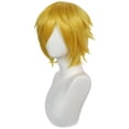 thumbnail image 3 of Peluca ANOGOL Short Gold Rubia Ondulado Sintética para Hombre, 3 of 8
