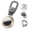 thumbnail image 3 of AirTag Keyring Corporate Business Design Luxurious Aluminum Metal Alloy Case Holder for Apple AirTag - Gold, 3 of 4