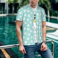 thumbnail image 6 of Lsque Cartoon Teeth1 Pattern Mens Polo Golf Shirts Funny Graphics Shorts Sleeve Button Shirts Baseball T-shirt-3X-Large, 6 of 7