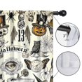 thumbnail image 4 of Blackout Kids Curtains,Beige Halloween Skull Pumpkin Pattern Childrens Insulated Curtains Set Of 2,Bedroom Essentials,Toddler Room Decor 42"x54", 4 of 5
