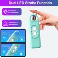 thumbnail image 3 of Alarma personal con luz estroboscopica led doble, sirena de sonido seguro portátil 130dB, llavero de alarma de seguridad de seguridad de autodefensa para mujeres niños niñas, 3 of 9
