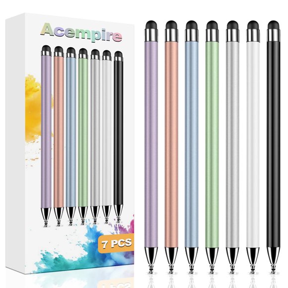 Lápiz capacitivo Acmpire 2 en 1 para pantalla táctil (7 unidades)