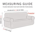 thumbnail image 3 of Utopia Alley Stretch Chair Sofa Slipcover, 2 Seater Couch Sofa Cover Furniture Protector Soft with Non Slip Foam and Elastic Bottom for Kids and Pets, Stretch Jacquard Sofa Slipcover (Loveseat, Tan), 3 of 10