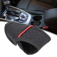 thumbnail image 4 of Car Gear Shift Cover PU Leather Shift Lever Cover Gearbox Shifter Knob Protector, 4 of 9