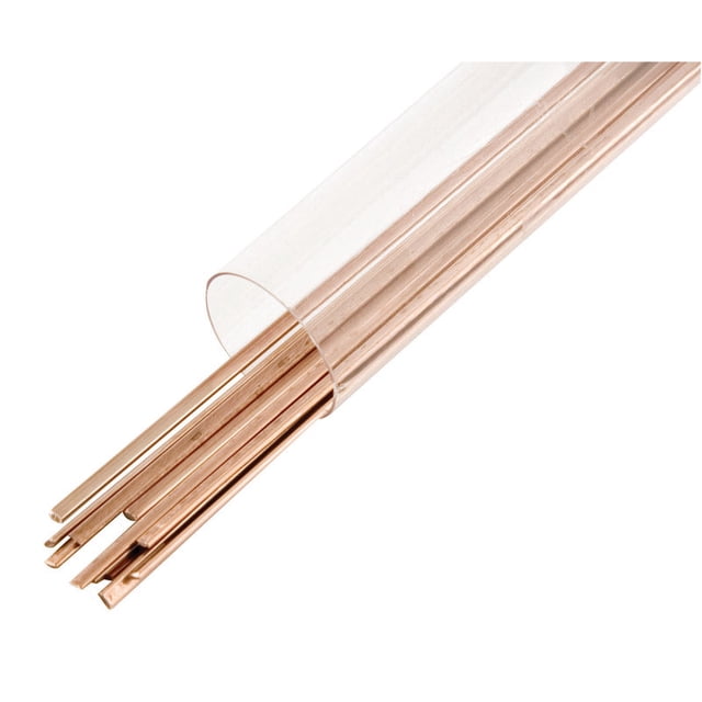 Varillas de soldadura Forney Copper de 1/8 pulgadas Profundidad x 45,72 cm de largo x 0,23 kg