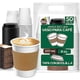 thumbnail image 1 of Berry Green 50 Vasos para Cafe de 8 oz (237 ml) Desechables con Tapa y Manga Protectora, Perfecta Para Cafe, Te y Todo Tipo de Bebidas Calientes, sin Derrames, Biodegradables Best Trading VCAF8, 1 of 8