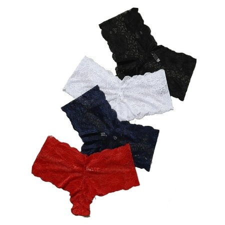 

4pack Sets Multicolor Plus Size Panties (Women s)