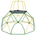 thumbnail image 2 of Aukfa 10FT Climbing Dome Play Center, Climbing Dome Tower with Canopy and Playmat, Supports 1000LBS, Green, 2 of 8