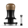 thumbnail image 1 of Tamper à Café à Base Plate 30 Lb, Pression Constante, Ressort Calibré, Tamper avec Retour Sonore, Profondeur Auto-Ajustable, Réinitialisation Automatique, Espresso Tamper avec Base en Acier Inoxydable 304, 1 of 9