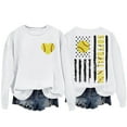 thumbnail image 4 of VISALY Pullover Crewneck Sweatshirt Graphic Sweatshirts Women's Softball Mom Lettered Baseball Heart Hatless Printed Hoodie Casual Sweaters Womens Sweaters Dressy Casual Comfy Sweaters White Xxl, 4 of 4