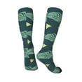 thumbnail image 2 of Knee High Socks for Men and Women, Jungle leaf Althletic Compression Socks, Support Long Tube Socks for Outdoor Sport, Calf Socks, High Stockings for Women Men, 2 of 7