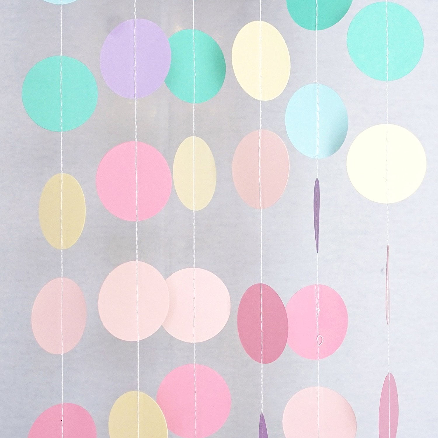 paper circle garland