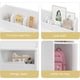 thumbnail image 5 of ChaoLink Escritorio y juego de silla para niños, escritorio de estudio para niños con repisa, gabinete de almacenamiento, escritorio de madera para niños, estación de trabajo para computadora, 5 of 7