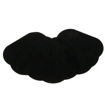 MUSEYA 10Pcs Black Iron on Cloth Patches for Jeans Elbow and Knee Repair