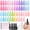 0-Rainbow Dreamscape, variant on Beetles Pastel Gel Polish Set - Rainbow Dreamscape 25 Colors Spring Gel Polish Kit with Base Coat&Top Coat Soak Off UV Led Nail Set Pastel Glitter Colors Nail Art Kit Summer Gifts for Women&Girls