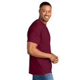 thumbnail image 5 of JERZEES Short Sleeve T-Shirt Cardinal Crewneck Shirts for Men, 50/50 Cotton/polyester Single Tee, Size 3XL, 5 of 5