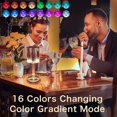thumbnail image 3 of Jinsinto 16 Colors Changing RGB Touch Lamp, Acrylic Table Lamp with Remote Control and USB Charging, Diamond Bedside Lamp for Bedside Table, Living Room, Bedroom, Party Decor, 3 of 5