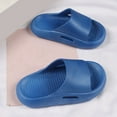 thumbnail image 5 of adviicd Boys Slippers Kids Cloud Slides Boys Girls Shower Slippers Slip on Slide Sandals Non-slip Summer Beach Pool Shoes (Blue,12), 5 of 6