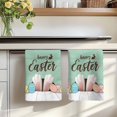 thumbnail image 7 of Happy Easter Kitchen Towels Set of 1, Colorful Spring Eggs Green Wooden Absorbent Dish Towels for Kitchen, Microfiber Hand Towel, Quick Drying Tea Towel for Cleaning Decorative Dishcloths, 7 of 7