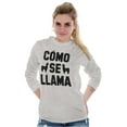 thumbnail image 4 of Como Se Llama Alpaca Animal Humor Long Sleeve TShirt Men Women Brisco Brands S, 4 of 6