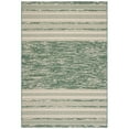 thumbnail image 4 of SAFAVIEH Courtyard Galen Striped Indoor/Outdoor Area Rug, Dark Green/Beige, 8' x 10', 4 of 9