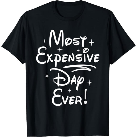 Most Expensive Day Ever T-ShirtMen and women, Black T-shirt, size: Extra large