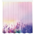 thumbnail image 3 of Ambesonne Pink Shower Curtain, Lavender Violet Flowers, 69"Wx84"L, Lilac Purple, 3 of 5