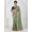 Dark Sea Green, variant on Floral Embroidery And Sequins Work Contrast Border Pure Dola Viscose Silk Saree With Tassels Pallu – Bouquet