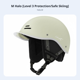 thumbnail image 2 of Abbraccia Casco de esquí de invierno, casco de seguridad para adultos, equipo de protección, set de gafas, unisex, certificado ASTM, 2 of 6