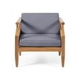thumbnail image 7 of Sloane Acacia Wood Outdoor Club Chairs with Cushions, Teak, Dark Gray, 7 of 7