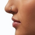 thumbnail image 2 of Claire's Accessories Titanium Nose Hoops 3-Pack - Gold, Black, Silver, 2 of 2