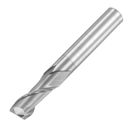 

Uxcell 8mm Dia 8mm Shank 60mm Length Carbide Uncoated 2 Flute Square Nose End Mill