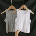 thumbnail image 4 of COM1950s Hauts d'Été Mignons, Mode Filles et Garçons 2 Pcs Bretelles Coton Confortable Doux Imprimé Sans Manches, 4 of 6
